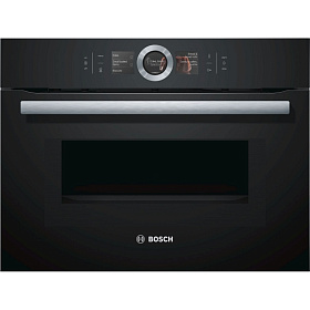 Черный встраиваемый духовой шкаф Bosch CMG6764B1