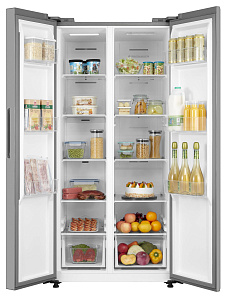 Бытовой двухдверный холодильник Korting KNFS 83177 X фото 2 фото 2