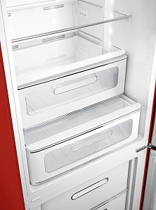 Ретро красный холодильник Smeg FAB32RRD5 фото 4 фото 4