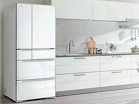 Белый холодильник HITACHI R-G 690 GU XW фото 3 фото 3
