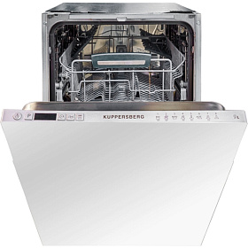 Серебристая узкая посудомоечная машина Kuppersberg GL 4588