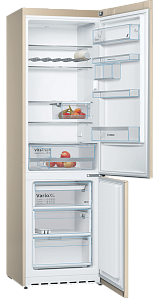 Бежевый холодильник Bosch KGE39AK33R фото 2 фото 2