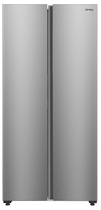 Большой двухстворчатый холодильник Korting KNFS 83177 X