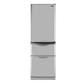 Серый холодильник Mitsubishi MR-CR46G-HS-R