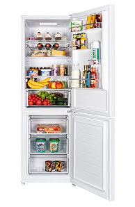 Двухкамерный холодильник с нижней морозильной камерой Maunfeld MFF185SFW