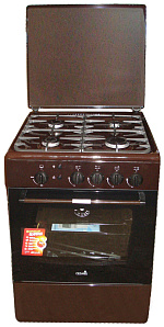 Газовая плита Cezaris ПГ 3100-12 (Ч) коричневый
