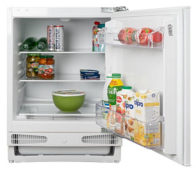 Невысокий однокамерный холодильник Schaub Lorenz SLS E136W0M