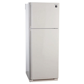 Бежевый холодильник с зоной свежести Sharp SJ SC451V BE