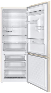 Двухкамерный холодильник цвета слоновой кости Maunfeld MFF1857NFBG фото 2 фото 2