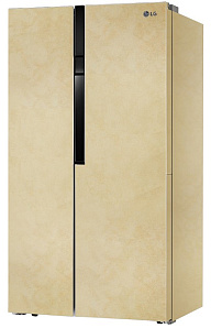Двухдверный бежевый холодильник LG GC-B247JEUV фото 3 фото 3