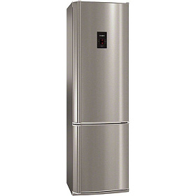 Серый холодильник AEG S 58360 CMM0