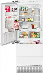 Встраиваемый двухдверный холодильник с морозильной камерой Liebherr SBS 95E3 фото 2 фото 2