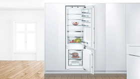 Встраиваемый двухкамерный холодильник Bosch KIS87AFE0 фото 2 фото 2
