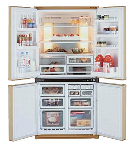 Цветной холодильник Sharp SJ-F95STBE фото 2 фото 2