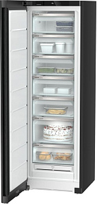 Чёрный холодильник с No Frost Liebherr SFNbde 5227