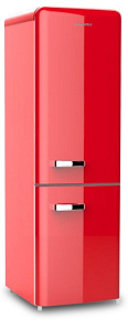 Узкий высокий двухкамерный холодильник Maunfeld MFF186NFRR фото 2 фото 2