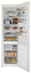 Двухкамерный холодильник цвета слоновой кости Schaub Lorenz SLUS379X4E фото 4 фото 4