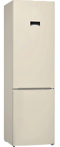 Светло коричневый холодильник Bosch KGE39AK33R