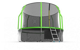Батут для детей EVO FITNESS JUMP Cosmo 12ft (Green) + нижняя сеть фото 4 фото 4