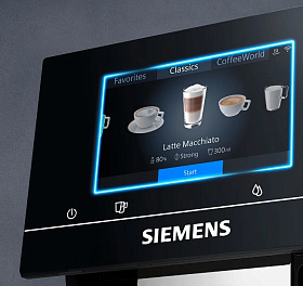 Кофемашина с автоматическим приготовлением капучино Siemens TP703R09 фото 4 фото 4