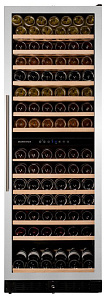 Узкий высокий винный шкаф Dunavox DX-166.428SDSK
