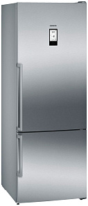 Серебристый холодильник Siemens KG 56 NHI 20 R