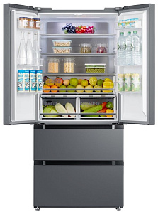 Серебристый холодильник Midea MDRF631FGF02B фото 2 фото 2