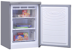 Тихий холодильник NordFrost DF 156 IAP серебристый металлик