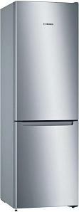Серебристый холодильник Bosch KGN36NL306