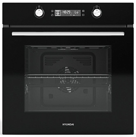 Духовой шкаф чёрного цвета Hyundai HEO 6648 BG