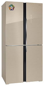 Большой холодильник Hiberg RFQ-490 DX NFGY