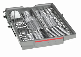 Серебристая узкая посудомоечная машина Bosch SPV66MX10R фото 4 фото 4