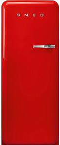 Маленький красный холодильник Smeg FAB28LRD3
