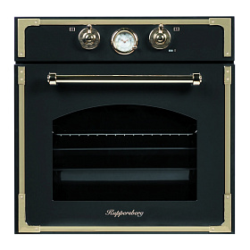 Электрический черный духовой шкаф Kuppersberg RC 699 ANT Gold
