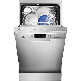 Отдельностоящая посудомоечная машина встраиваемая под столешницу шириной 45 см Electrolux ESF4660ROX