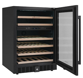 Двухтемпературный винный шкаф LIBHOF CXD-46 black фото 4 фото 4