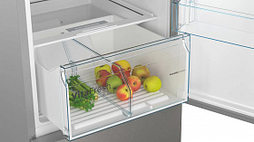 Серебристый холодильник Bosch KGN39VI25R фото 3 фото 3
