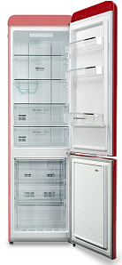 Цветной холодильник в стиле ретро Maunfeld MFF186NFRR фото 3 фото 3