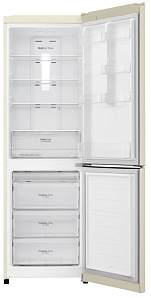 Бежевый холодильник LG GA-B419SYGL фото 2 фото 2