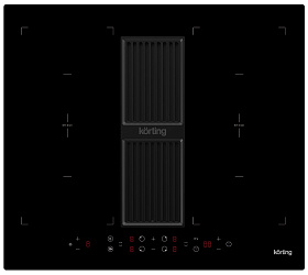 Чёрная варочная панель Korting HIBH 68980 NB