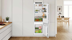 Встраиваемый двухкамерный холодильник Bosch KIV87SFE0 фото 3 фото 3