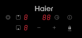 Стеклокерамическая независимая варочная панель Haier HHY-C32DVB фото 3 фото 3
