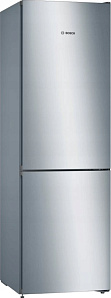 Серебристый холодильник Bosch KGN36VLED