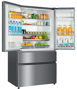 Серый холодильник Haier HB25FSSAAARU фото 4 фото 4