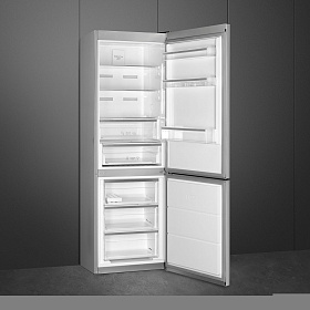 Серый холодильник Smeg FC18EN4AX фото 2 фото 2
