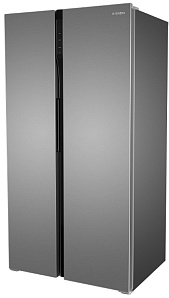 Холодильник с двумя дверями и морозильной камерой Hyundai CS6503FV нержавеющая сталь фото 2 фото 2