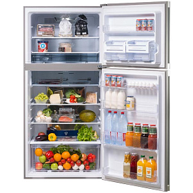 Холодильник кремового цвета Sharp SJXG60PMBE фото 2 фото 2
