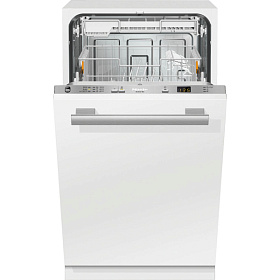 Серебристая узкая посудомоечная машина Miele G 4680 SCVi Active