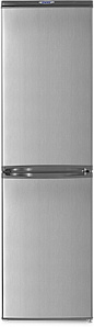 Серебристый двухкамерный холодильник DON R 297 NG