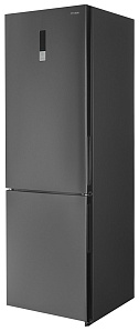 Серебристый двухкамерный холодильник Hyundai CC3095FIX нержавеющая сталь фото 2 фото 2